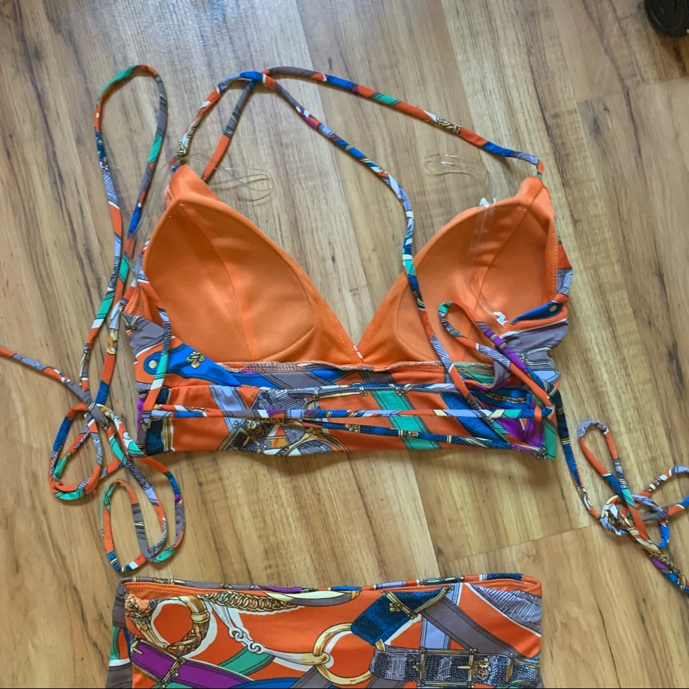 Wow Couture 2 Piece Bikini Top and Skirt - Picture 6 of 14